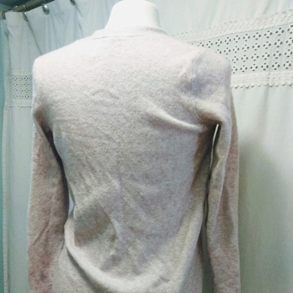 Loft Petites Cardigan XSP Sweater Pink Knit Outerwear - Picture 3 of 5